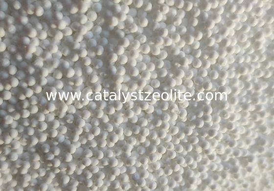 50n/Pcs 0.7ml/G Gamma Alumina Sphere برای قالب گیری مایع اکسید آلومینیوم حامل کاتالیزور CCR